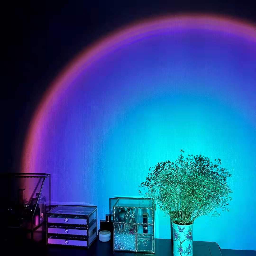 Sunset Projection Lamp | RGB Rainbow Atmosphere Light