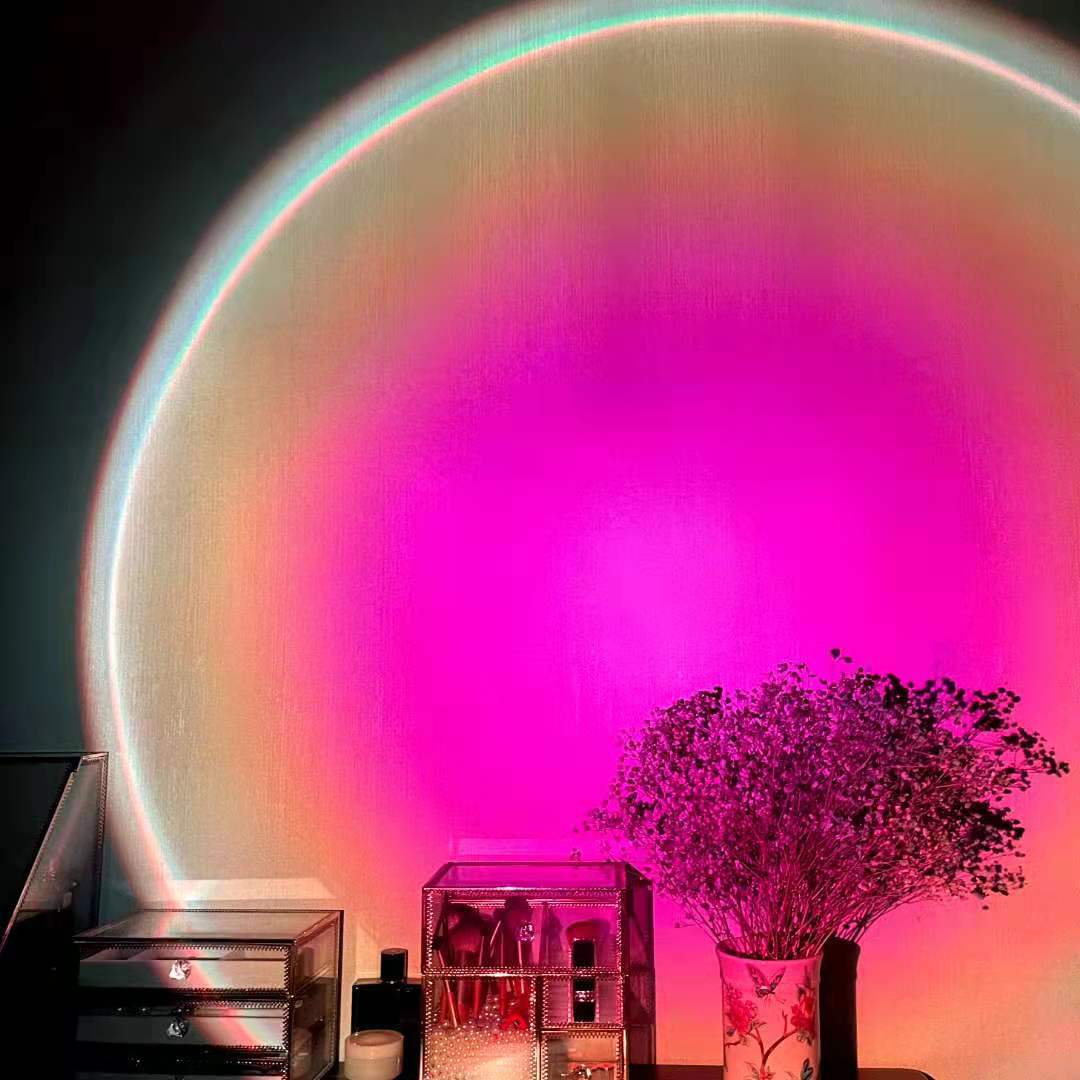 Sunset Projection Lamp | RGB Rainbow Atmosphere Light